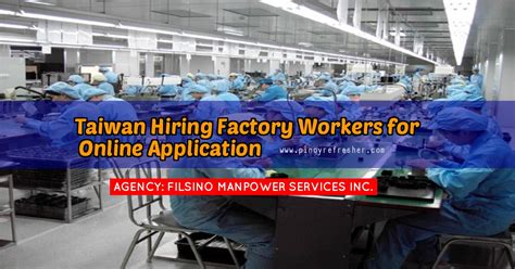filsino exam|How to Apply as a Factory Worker in Taiwan .